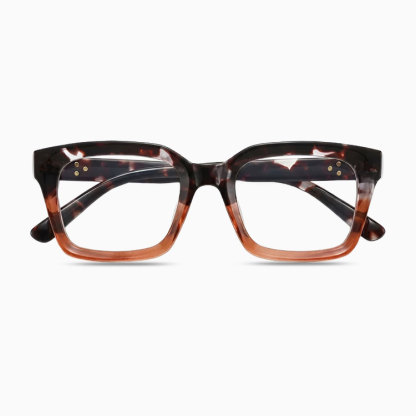 【小顔効果・太縁フレーム】Eterlens おしゃれなビッグフレーム老眼鏡｜クラシック 黒縁｜ブルーライトカット機能｜顔型カバー ｜ユニセックス