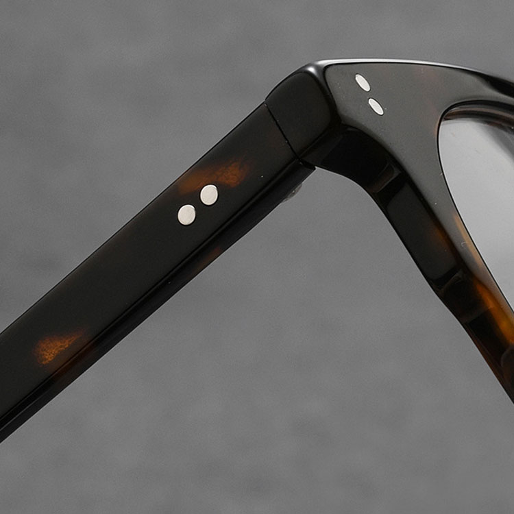 Eterlens│高級感のあるボストンフレーム | 幅広キーホールブリッジメガネ