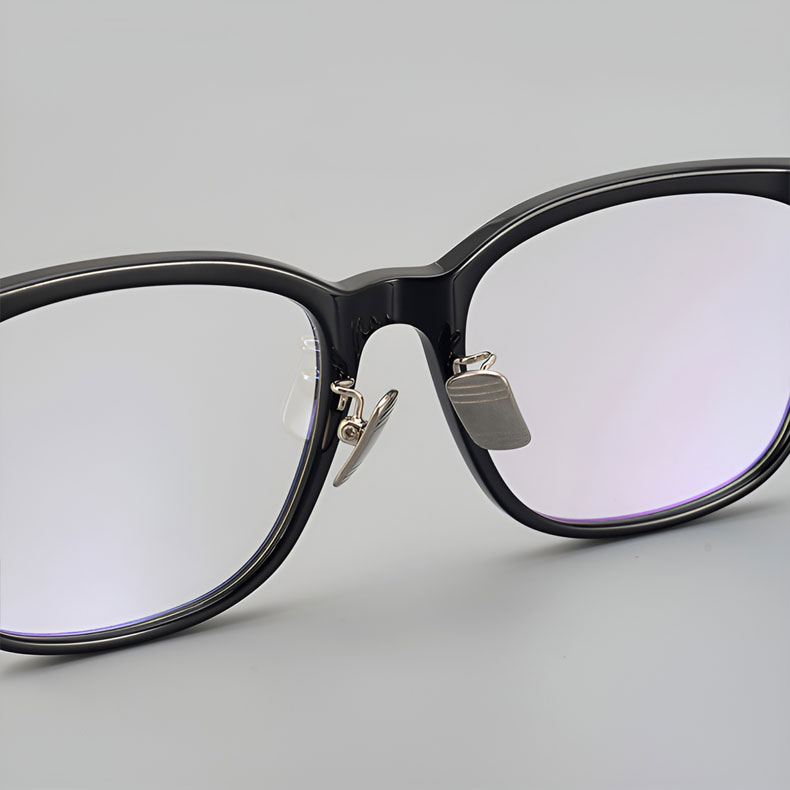 Eterlens｜職人手作りウェリントン型メガネ｜クラシックな太セル｜カスタムメイド