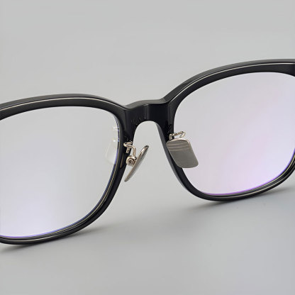 Eterlens｜職人手作りウェリントン型メガネ｜クラシックな太セル｜カスタムメイド