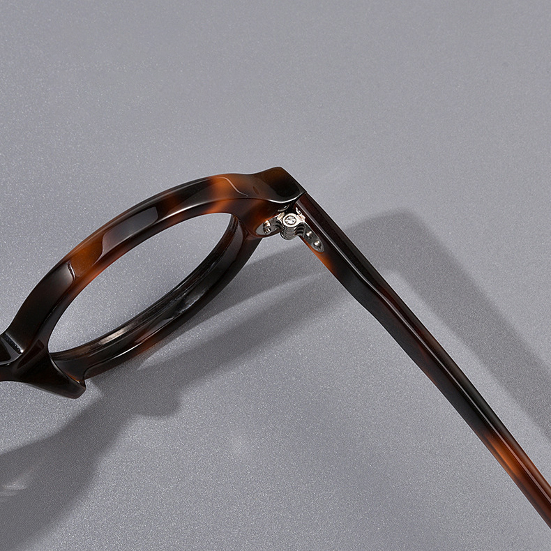 Eterlens｜レトロ風ラウンドフレームアセテート製メガネ｜クラシックファッション｜オーダー