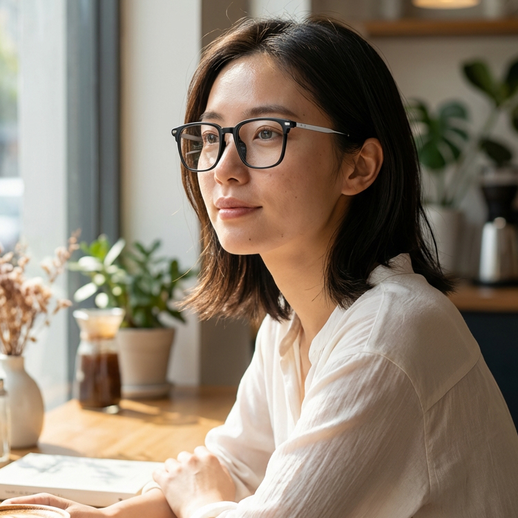 Eterlens│ウェリントンフレームメガネ