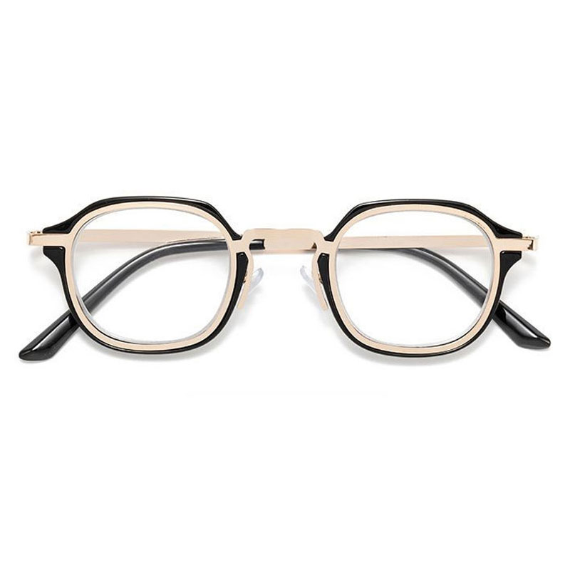 Eterlens レトロ風ラウンドフレームブルーライトカットメガネ