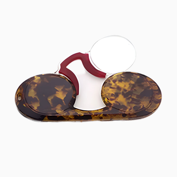 【財布に収まる・テンプルなし】Eterlens ノーズクリップ老眼鏡｜超軽量シリコン素材｜持ち運び便利｜ユニセックス