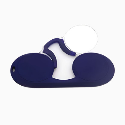 【財布に収まる・テンプルなし】Eterlens ノーズクリップリーディンググラス｜超軽量シリコン素材｜持ち運び便利｜ユニセックス｜日本人の鼻にフィット