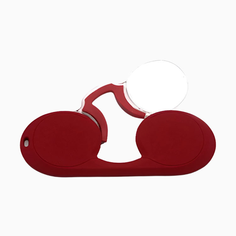 【財布に収まる・テンプルなし】Eterlens ノーズクリップリーディンググラス｜超軽量シリコン素材｜持ち運び便利｜ユニセックス｜日本人の鼻にフィット