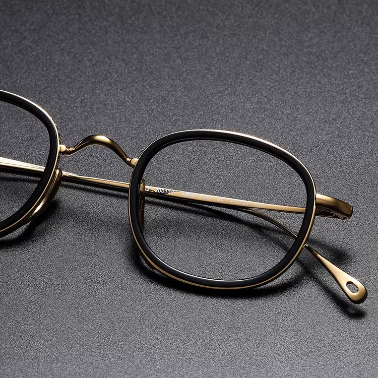 Eterlens｜ウェリントン型スプラウトパットメガネ｜度付き対応｜匠の技が光る1本