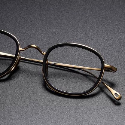 Eterlens｜ウェリントン型スプラウトパットメガネ｜度付き対応｜匠の技が光る1本