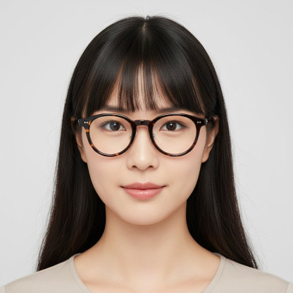 Eterlens  | リベット付きボストンビッグフレームメガネ | 上質感漂うレトロスタイル