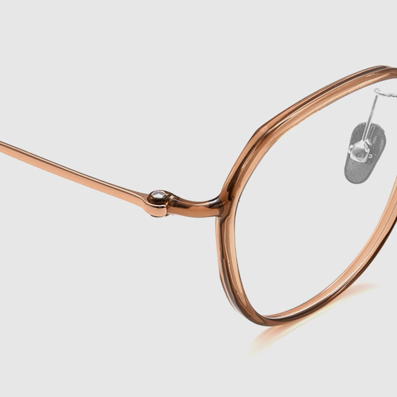 Eterlens｜超軽量エアチタンの小さめフレーム｜度付き対応｜レトロ風メガネ-Eterlens