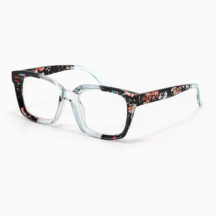 【トレンド感満載・小顔効果】Eterlens 老眼鏡 おしゃれ スクエアメガネ | TR超軽量フレーム | ブルーライトカット・個性的ファッション - 商品画像 7/8 (Round BlueGuard)