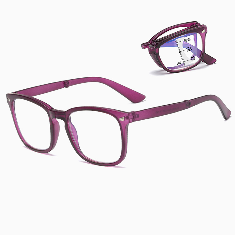 Eterlens｜クラシック大きめフレーム｜感光変色 折りたたみ多焦点｜遠近両用老眼鏡-Eterlens