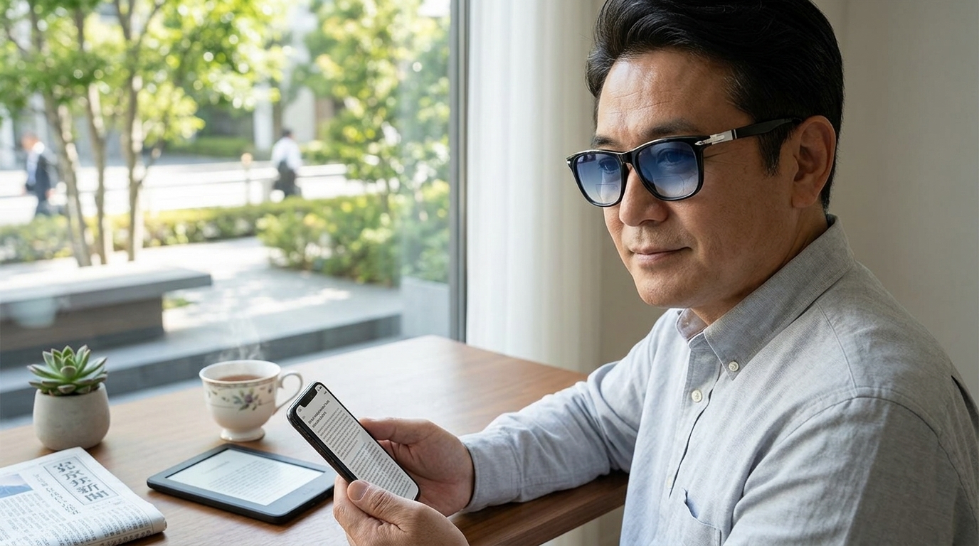 花粉シーズンの目の疲れを和らげる老眼鏡の選び方と使い方