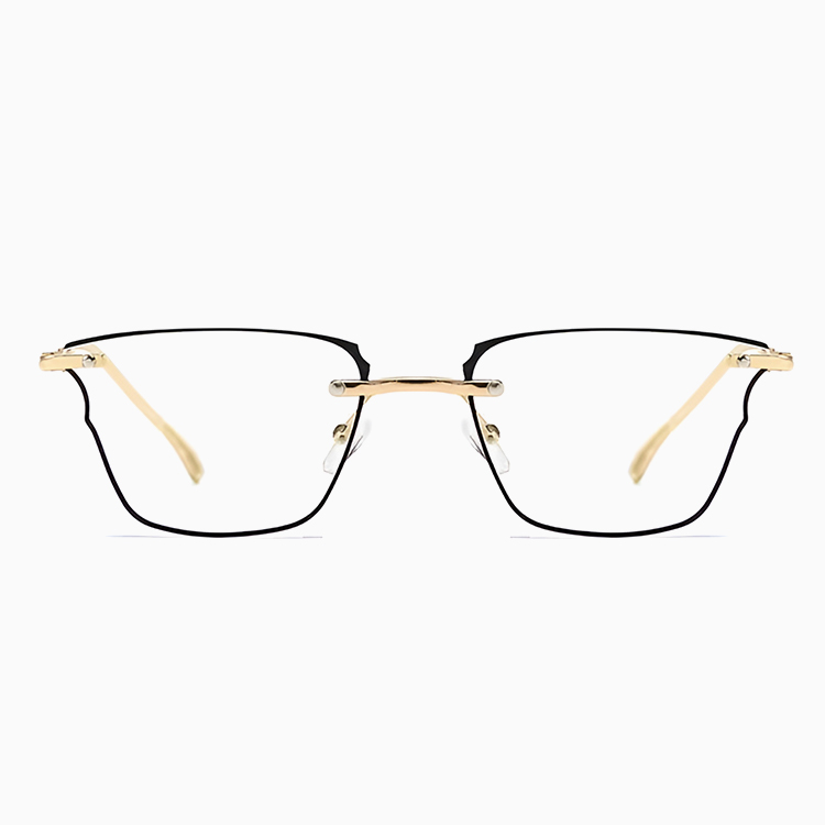 Eterlens｜リムレスチタン製不規則老眼鏡｜ブルーライトカット｜ミニマルビジネス