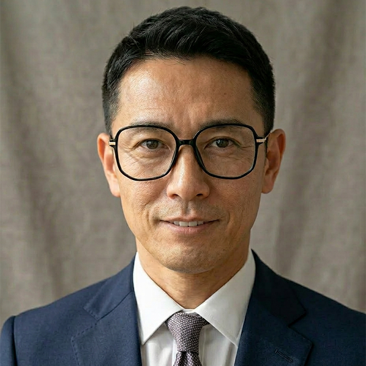 Eterlens│ユニークな六角形のビッグフレームメガネ