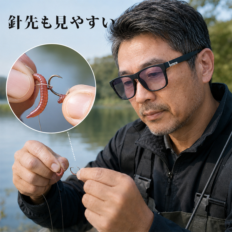 【屋外も手元も】Eterlens | UVカット二重焦点レンズ老眼鏡付きサングラス