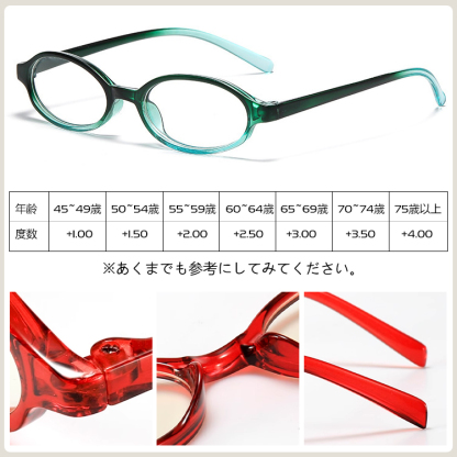 Eterlens ブルーライトカットポータブル老眼鏡レディース-Eterlens