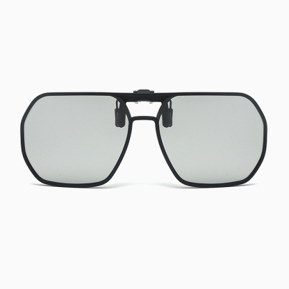 Eterlens｜ダブルブリッジアビエーター型｜眩しさ対策・調光レンズ｜跳ね上げ式クリップオンドライブメガネ-Eterlens
