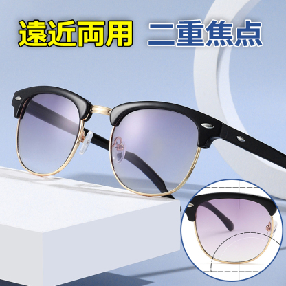 Eterlens 遠近両用二重焦点ブルーライトカット老眼鏡-Eterlens