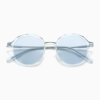 Eterlens  レトロ風ラウンドフレームTR90 | 偏光レンズUV400 | ヒップホップ系サングラス-Eterlens