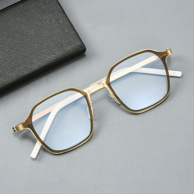 Eterlens | ビジネススタイルウェリントン型メガネ | レトロインダストリアル風