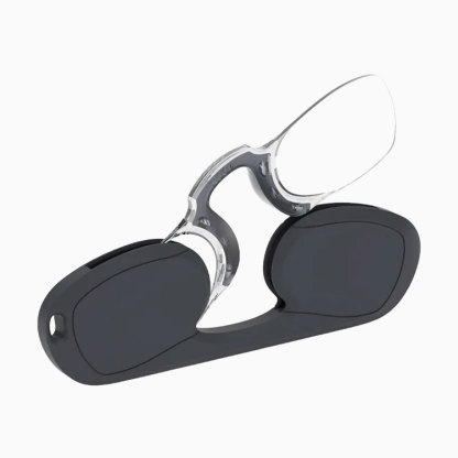 【財布に収まる・テンプルなし】Eterlens KL   ノーズクリップリーディンググラス｜超軽量シリコン素材｜持ち運び便利｜ユニセックス