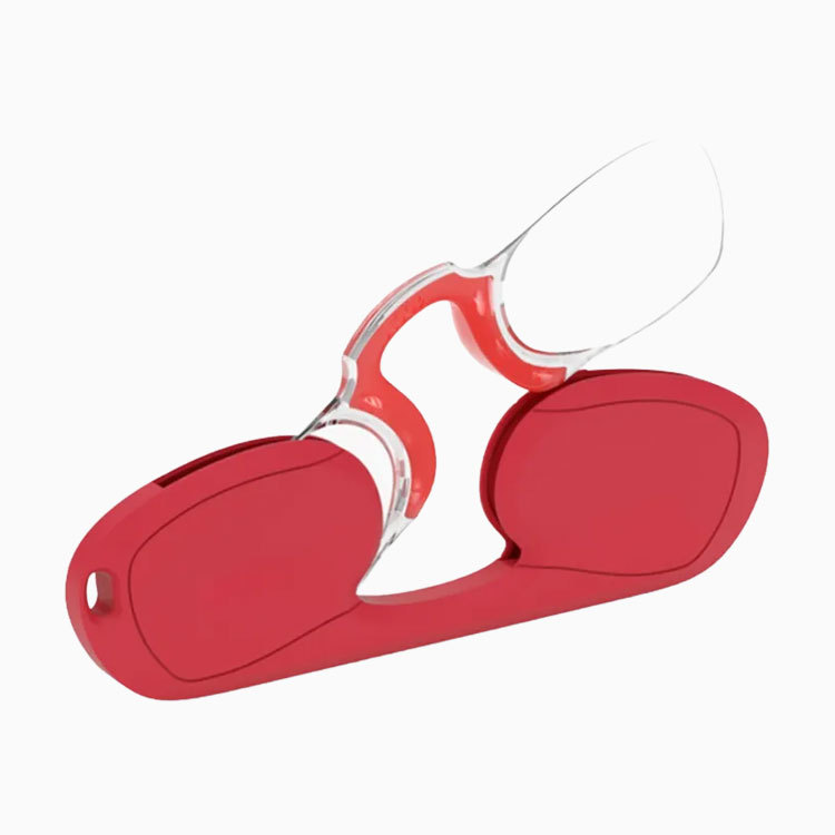 【財布に収まる・テンプルなし】Eterlens KL   ノーズクリップリーディンググラス｜超軽量シリコン素材｜持ち運び便利｜ユニセックス