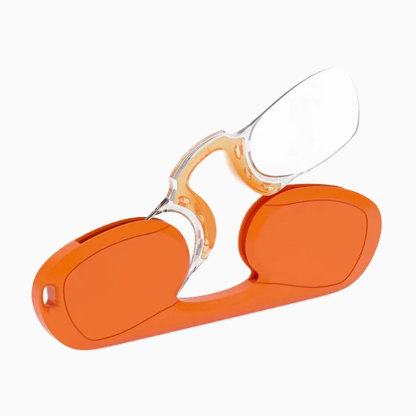 【財布に収まる・テンプルなし】Eterlens KL   ノーズクリップリーディンググラス｜超軽量シリコン素材｜持ち運び便利｜ユニセックス