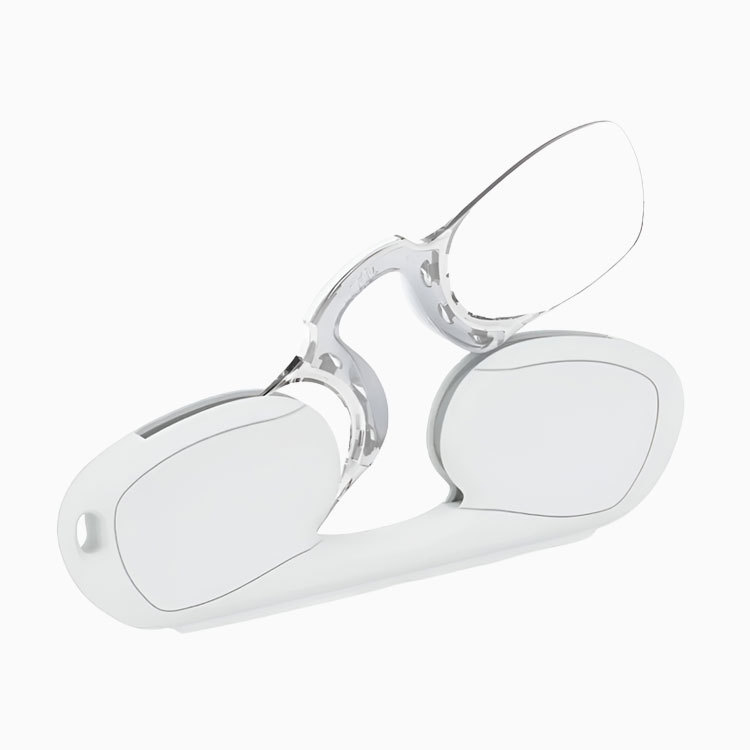 【財布に収まる・テンプルなし】Eterlens KL   ノーズクリップリーディンググラス｜超軽量シリコン素材｜持ち運び便利｜ユニセックス