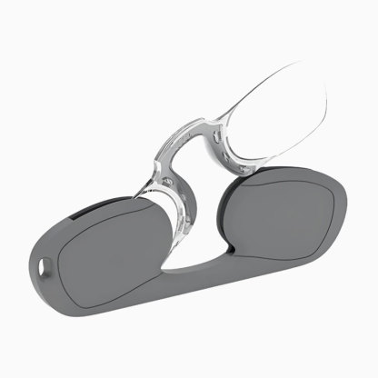 【財布に収まる・テンプルなし】Eterlens KL   ノーズクリップリーディンググラス｜超軽量シリコン素材｜持ち運び便利｜ユニセックス
