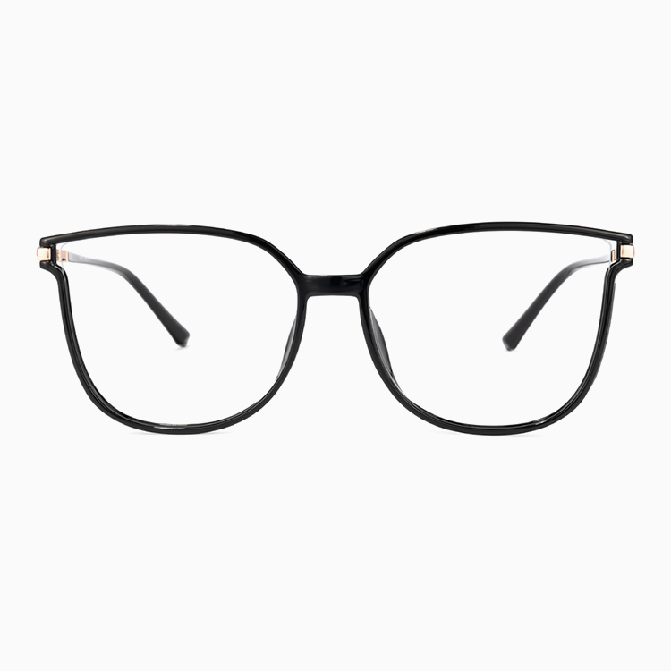 【小顔効果・知的で華やか】Eterlens キャットアイメガネ｜12g超軽量TR＋合金フレーム｜度付き対応・幾何学デザイン｜レディース - 商品画像 1/8 (CatEye RxReady)