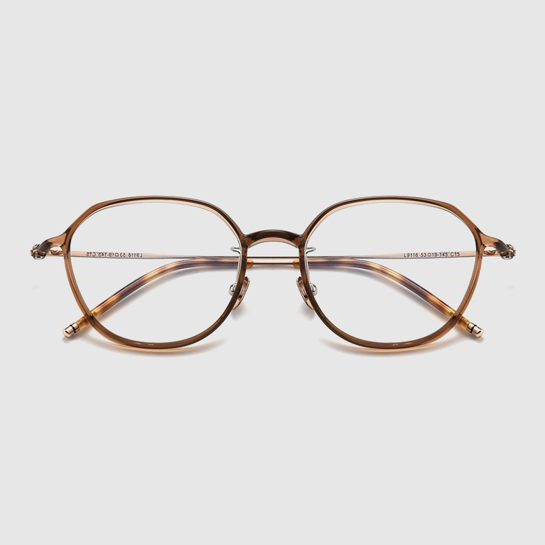 Eterlens｜超軽量エアチタンの小さめフレーム｜度付き対応｜レトロ風メガネ-Eterlens