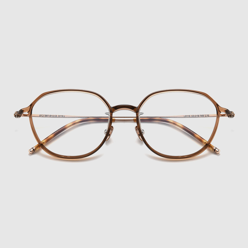 Eterlens｜超軽量エアチタンの小さめフレーム｜度付き対応｜レトロ風メガネ-Eterlens