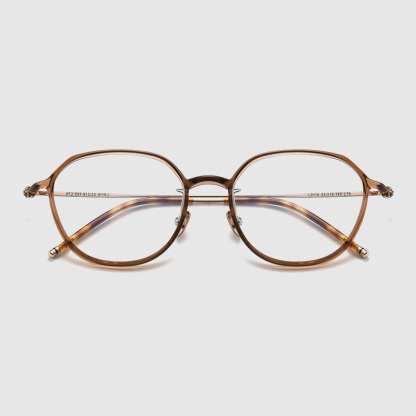 Eterlens｜超軽量エアチタンの小さめフレーム｜度付き対応｜レトロ風メガネ-Eterlens