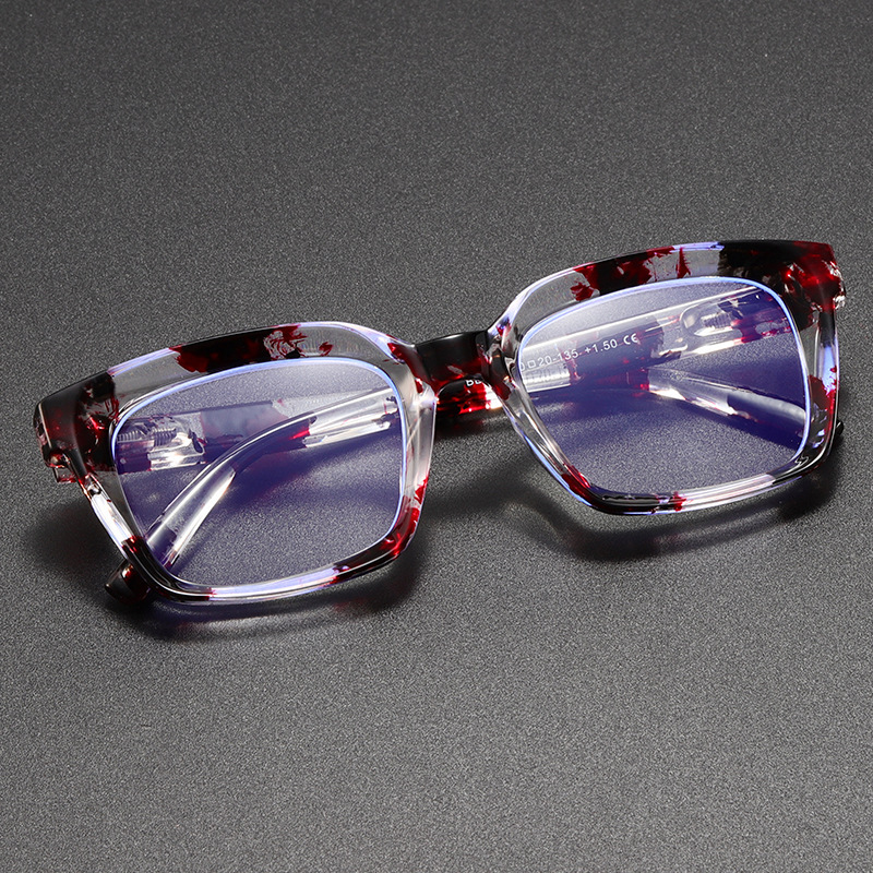 Eterlens | 水墨調ウェリントン型老眼鏡 | ブルーライトカット | ユニークなデザイン