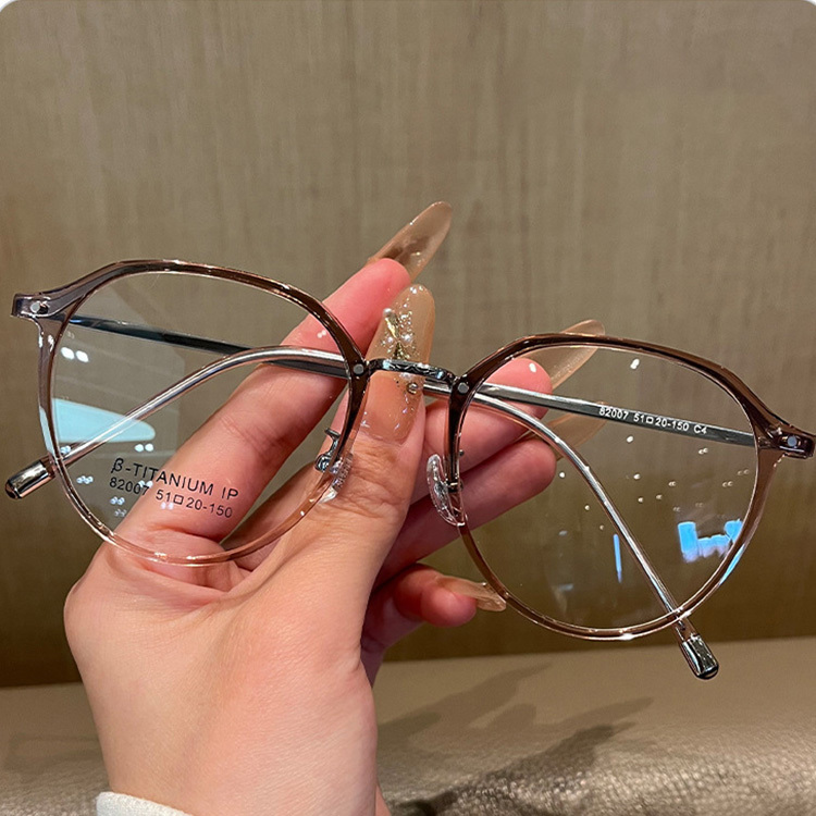 Eterlens｜超軽量ナチュラル風メガネ｜度付き対応｜レトロスタイル