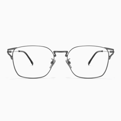 Eterlens｜チタン製大きめフルリム│度付き対応│レトロビジネススタイルメガネ-Eterlens