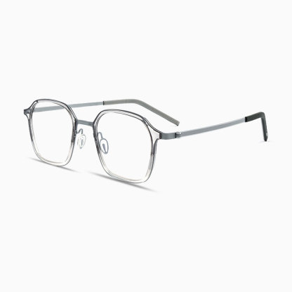 Eterlens | ビジネススタイルウェリントン型メガネ | レトロインダストリアル風