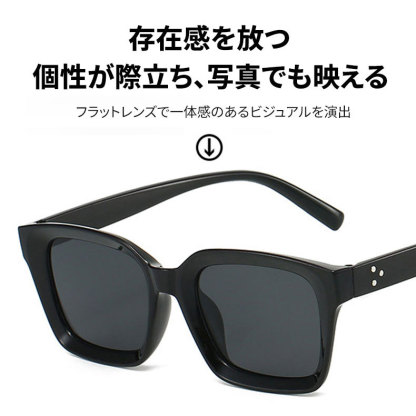 Eterlens｜大人気ビッグスクエアフレームサングラス