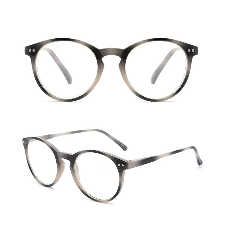 Eterlens｜超軽量スリムフレームボストン型｜樹脂レンズ・ブルーライトカット｜キーホールブリッジ老眼鏡