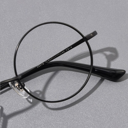 Eterlens | クラシックなレトロラウンドアメガネ | 軽量で快適