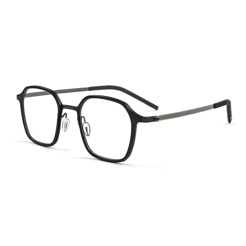 Eterlens | ビジネススタイルウェリントン型メガネ | レトロインダストリアル風