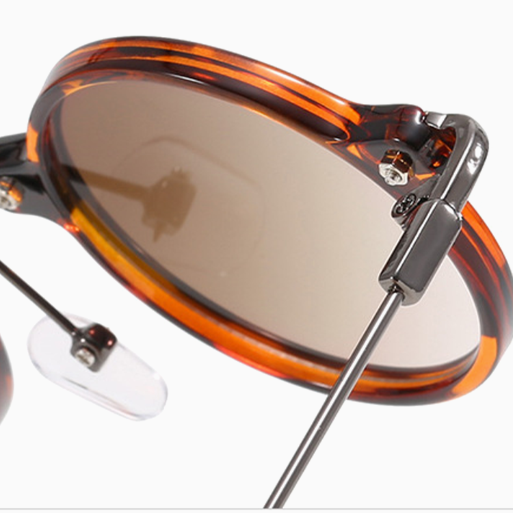 小さめの個性ラウンドフレーム|UV400|ヒップホップ風サングラス | Round Polar - 商品画像 7/19