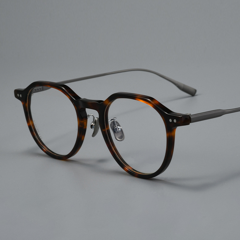 Eterlens｜クラウンパント型アセテートメガネ｜クラシックでおしゃれ｜オーダーメイド