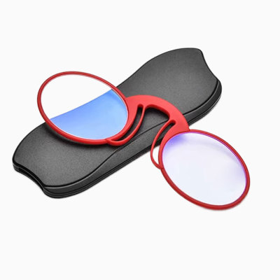 【わずか9g・耳に掛けない】Eterlens | TR90製テンプルレス【Nano-Snap】| 「極薄5mm」財布に収納可能 | ズレない極上のフィット感 | 老眼鏡・リーディンググラス | ミニマリストに欠かせない - 商品画像 1/1