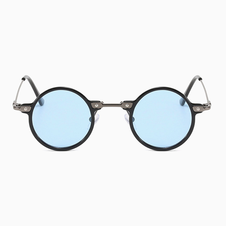 Eterlens 小さめの個性ラウンドフレーム|UV400|ヒップホップ風サングラス-Eterlens