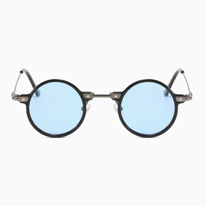 Eterlens 小さめの個性ラウンドフレーム|UV400|ヒップホップ風サングラス-Eterlens
