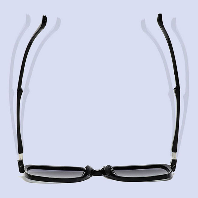 Eterlens | 大きめスクエアフレーム | グラデーションレンズ | 折りたたみ可能  UV400  サングラス-Eterlens