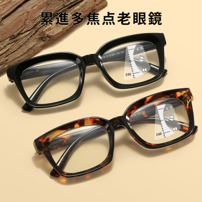 Eterlens｜ビッグスクエアフレーム累進多焦点老眼鏡