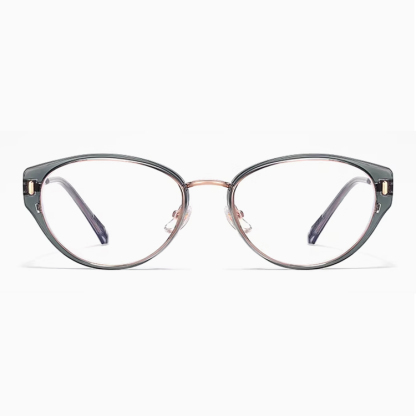 【小顔効果・高級感溢れる】Eterlens  キャットアイメガネ | 14.4g超軽量TR+合金フレーム | 度付き対応・ブルーライトカット・レディース - 商品画像 12/12 (CatEye RxReady)